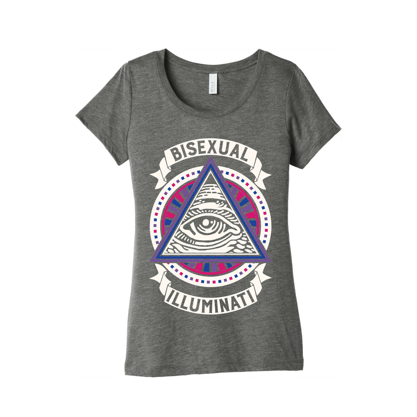 Bisexual Illuminati Women's Triblend Tee