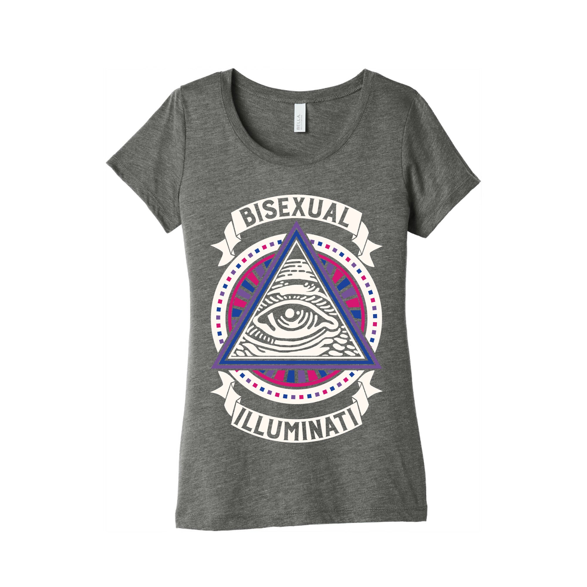 Bisexual Illuminati Women's Triblend Tee