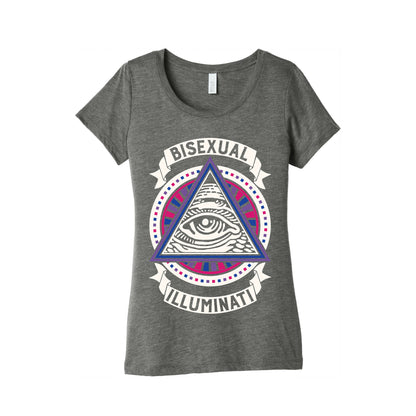 Bisexual Illuminati Women's Triblend Tee