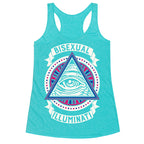 Bisexual Illuminati Racerback Tank