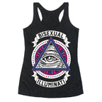 Bisexual Illuminati Racerback Tank