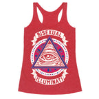 Bisexual Illuminati Racerback Tank