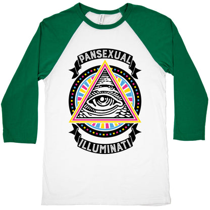 Pansexual Illuminati Baseball Tee