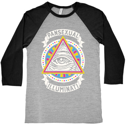 Pansexual Illuminati Baseball Tee