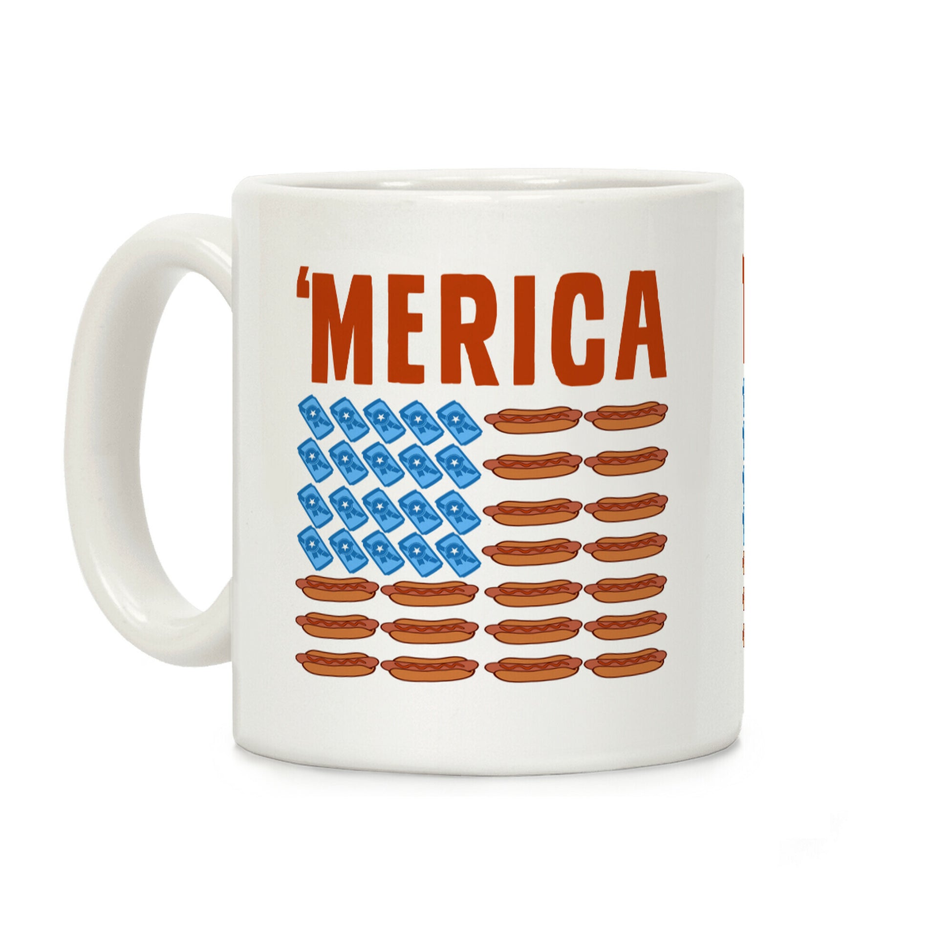 Beer, Hotdogs & 'Merica Coffee Mug