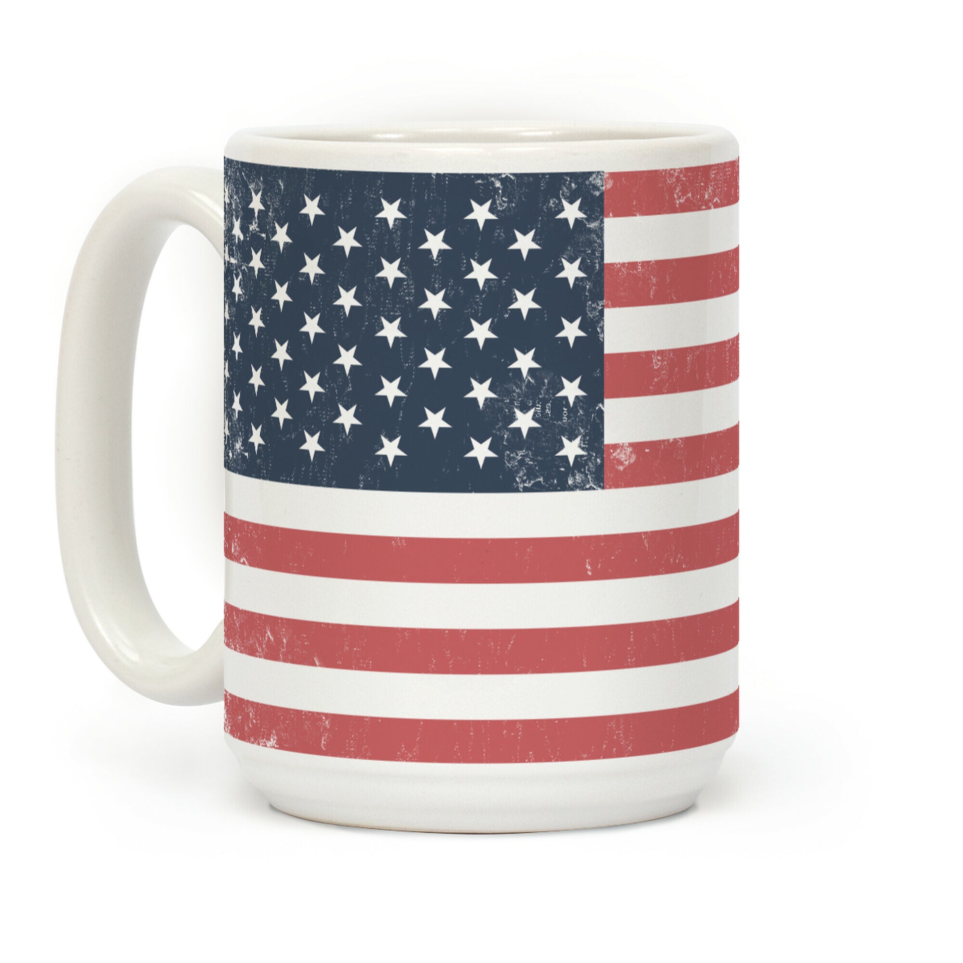 Distressed American Flag Mug Coffee Mug