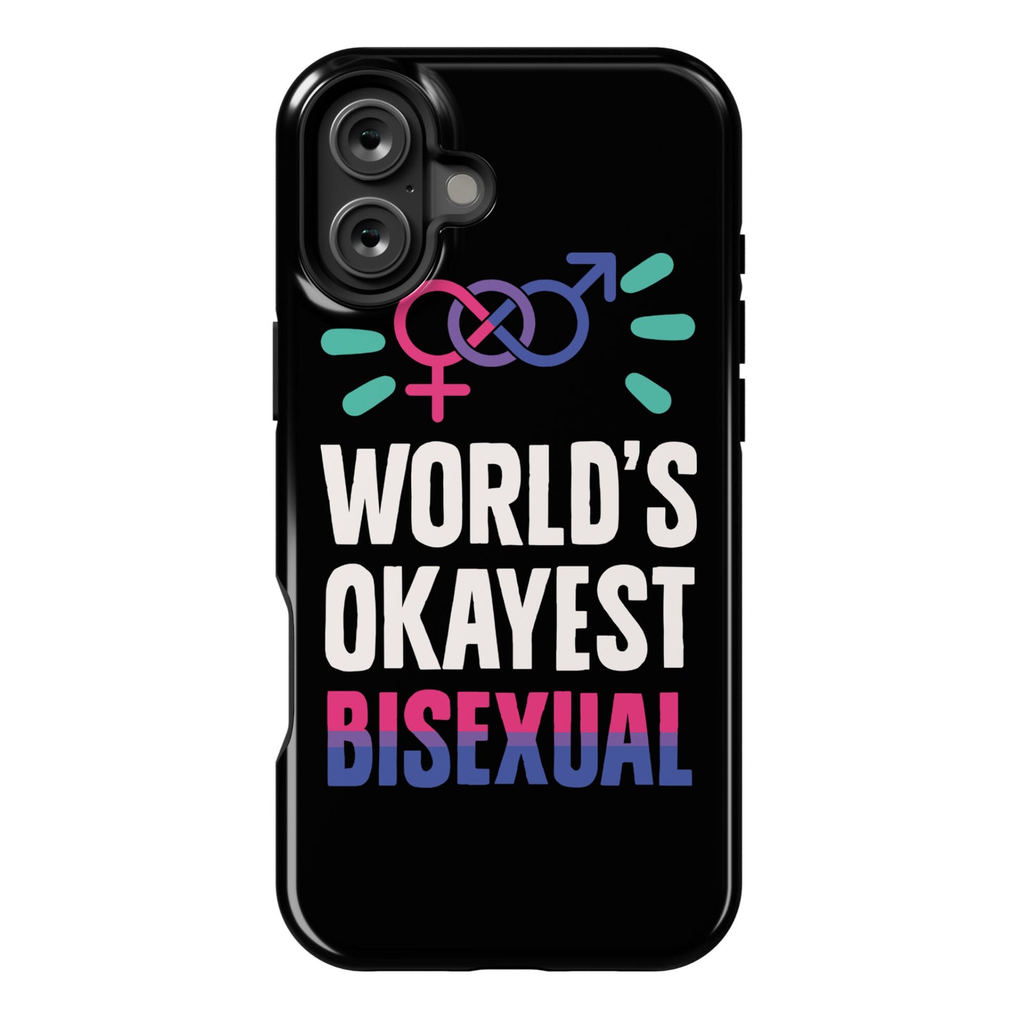 World's Okayest Bisexual Phone Case