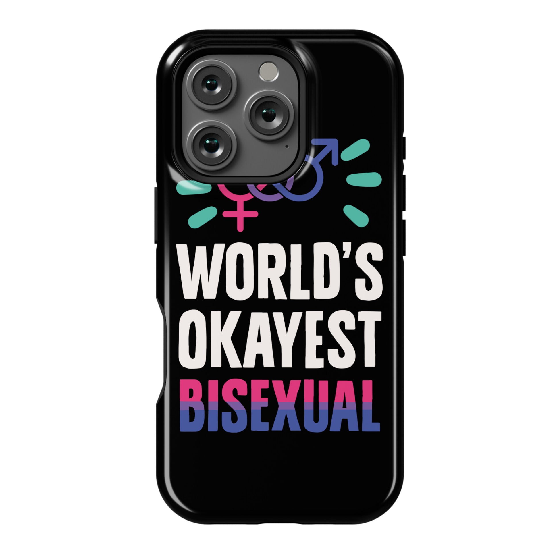 World's Okayest Bisexual Phone Case