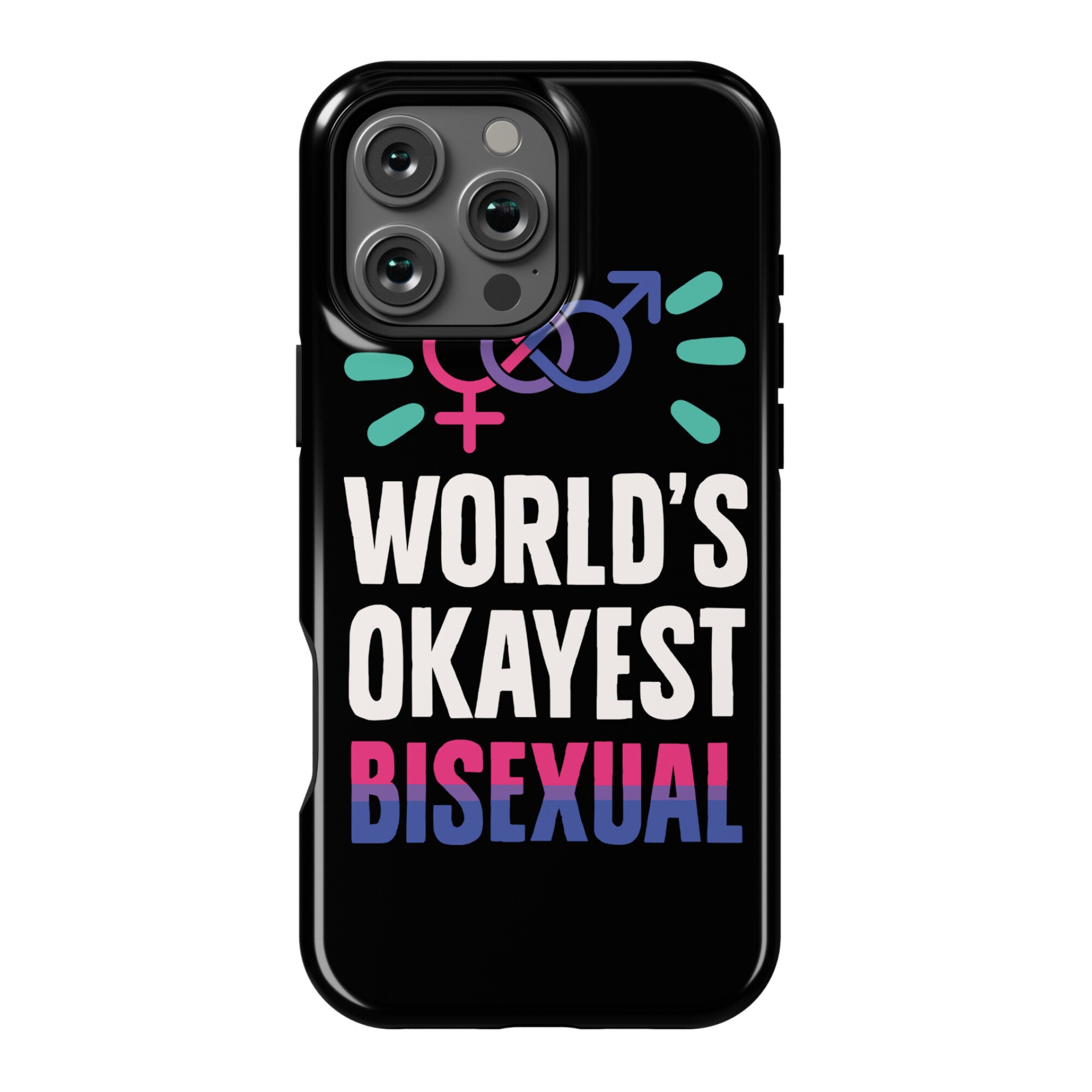 World's Okayest Bisexual Phone Case