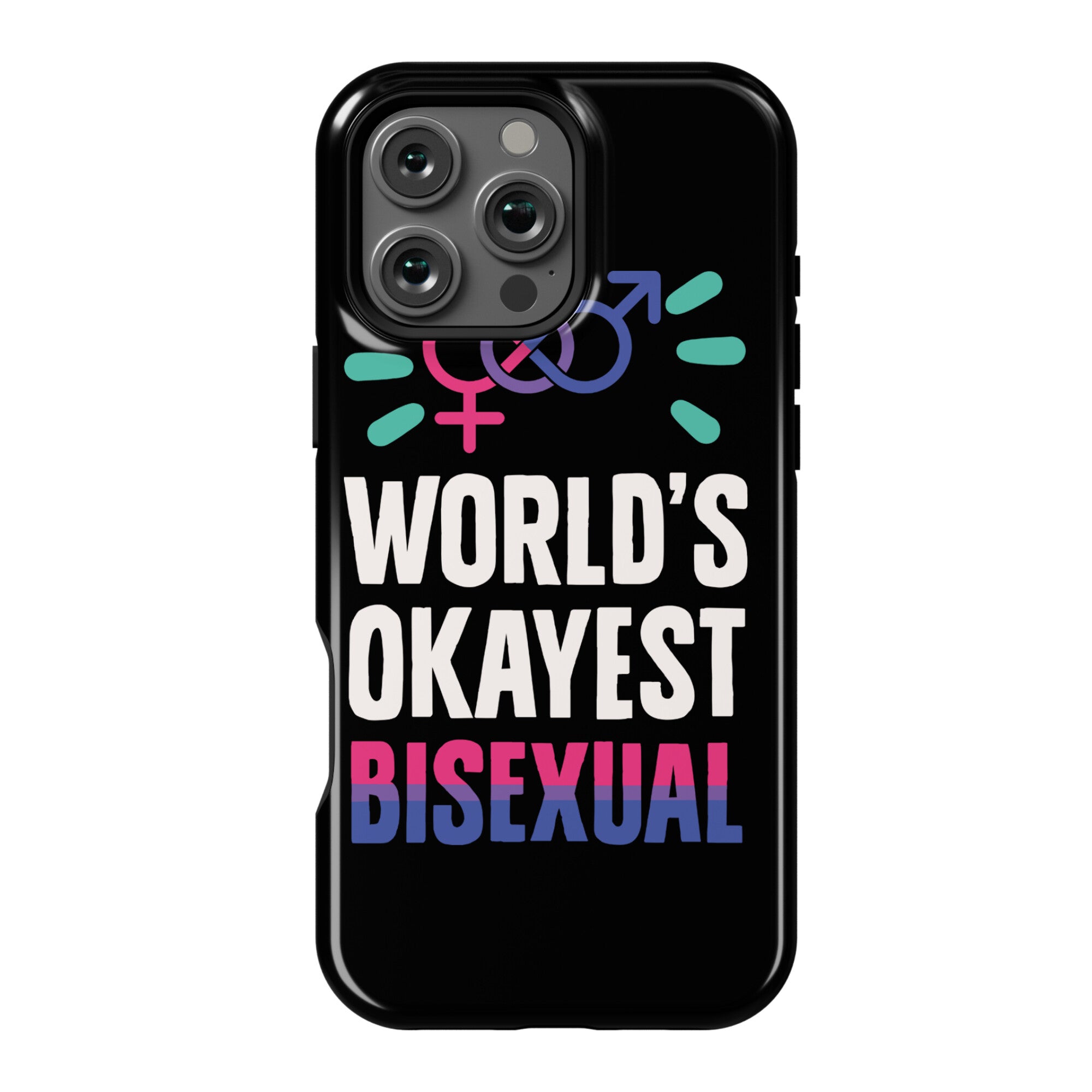 World's Okayest Bisexual Phone Case