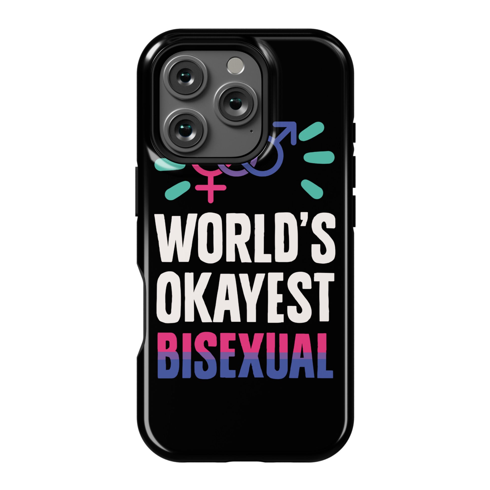 World's Okayest Bisexual Phone Case