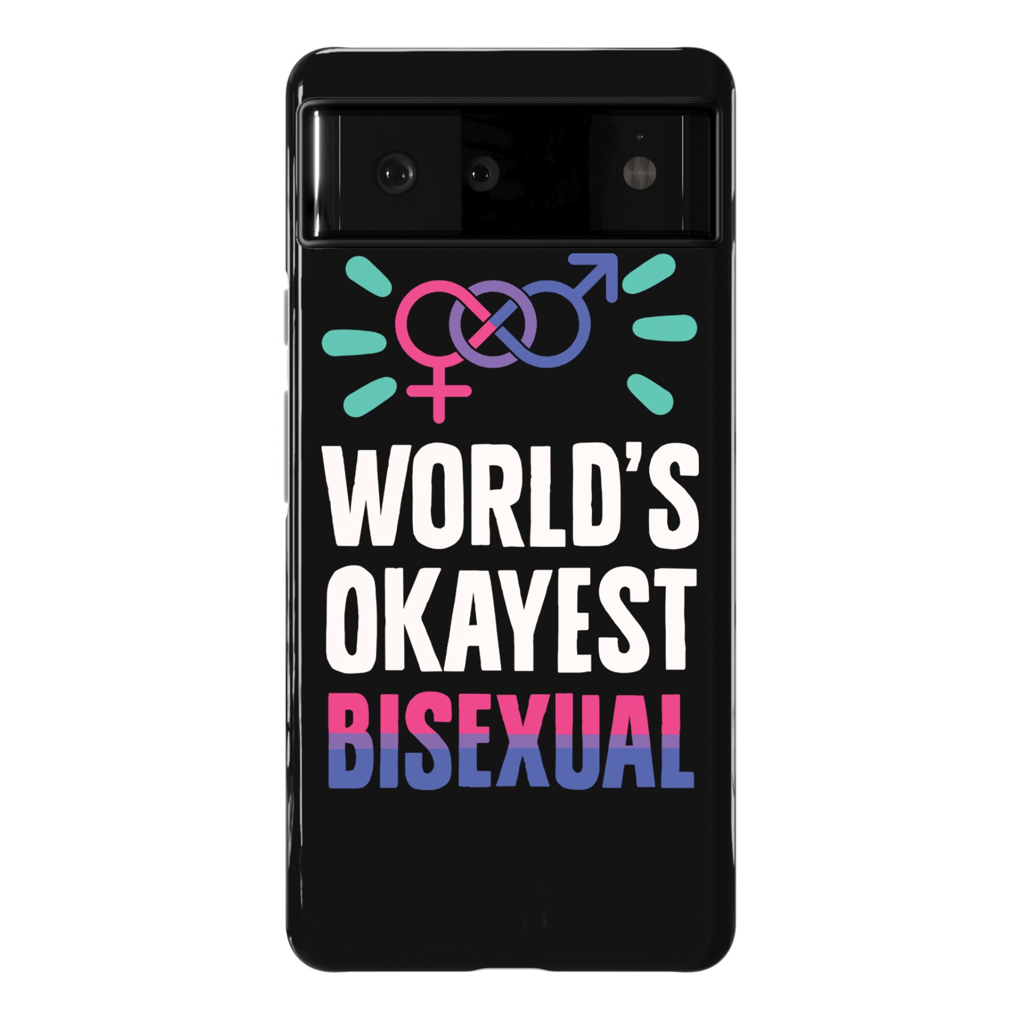 World's Okayest Bisexual Phone Case