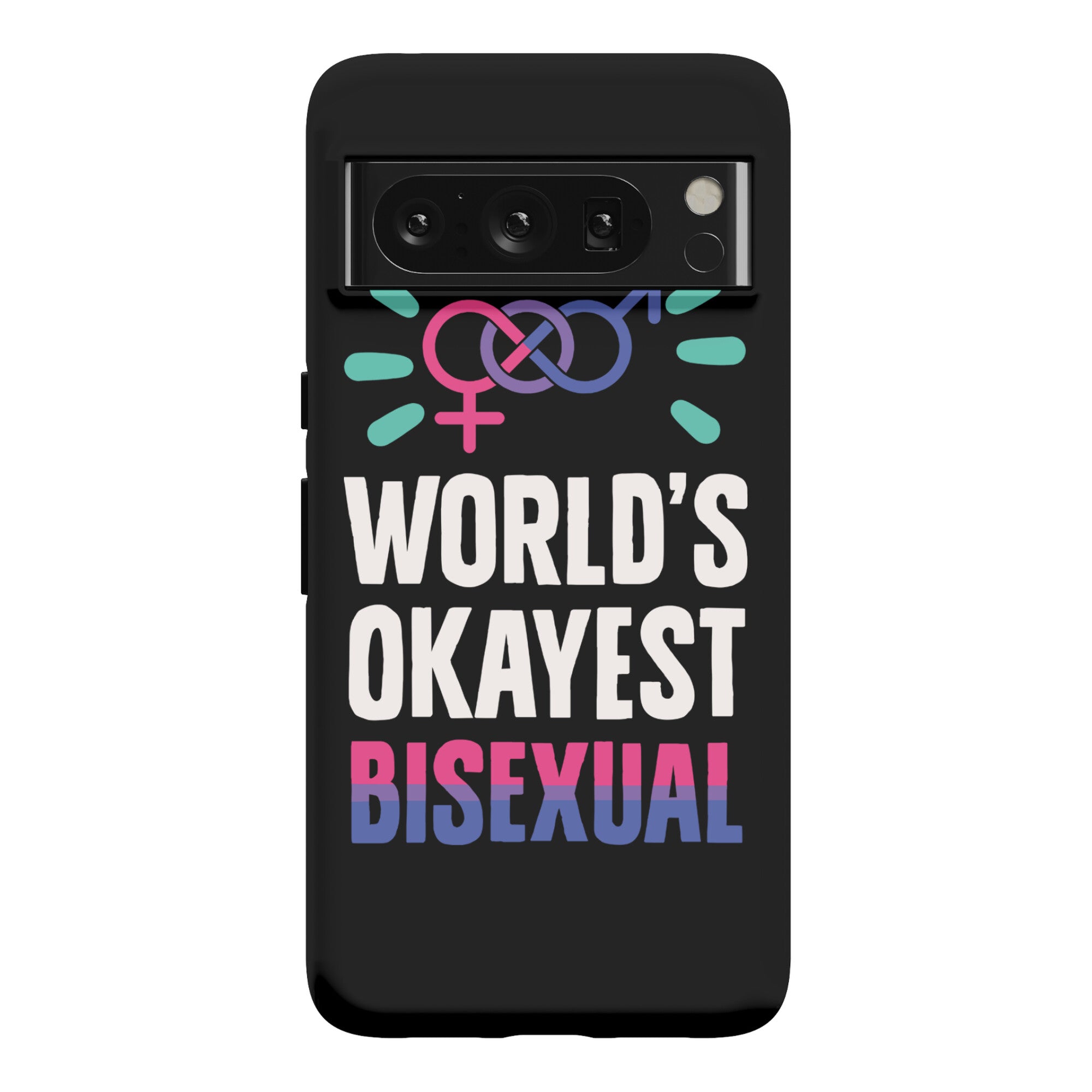 World's Okayest Bisexual Phone Case