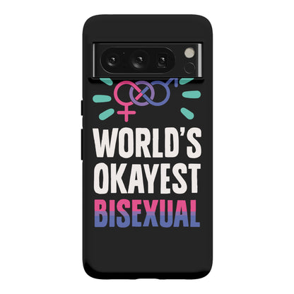 World's Okayest Bisexual Phone Case