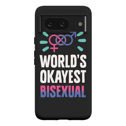 World's Okayest Bisexual Phone Case