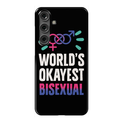 World's Okayest Bisexual Phone Case