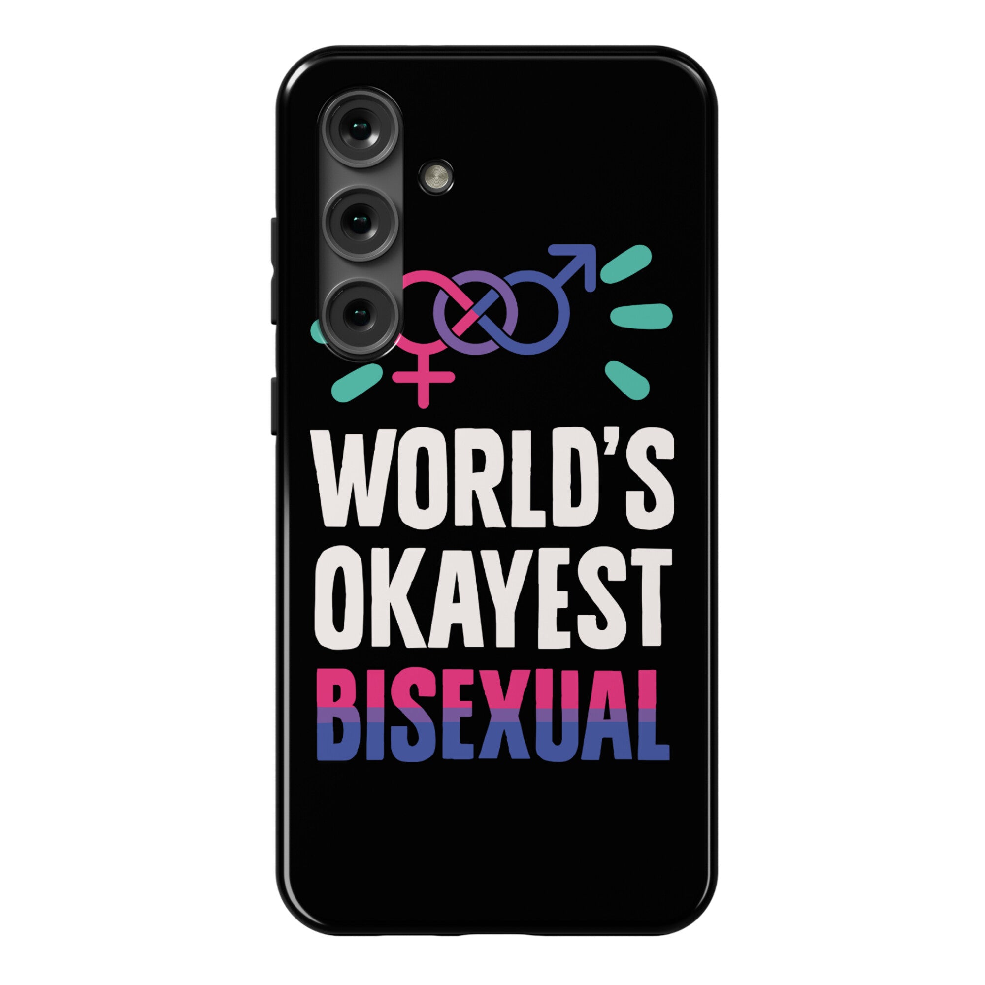 World's Okayest Bisexual Phone Case