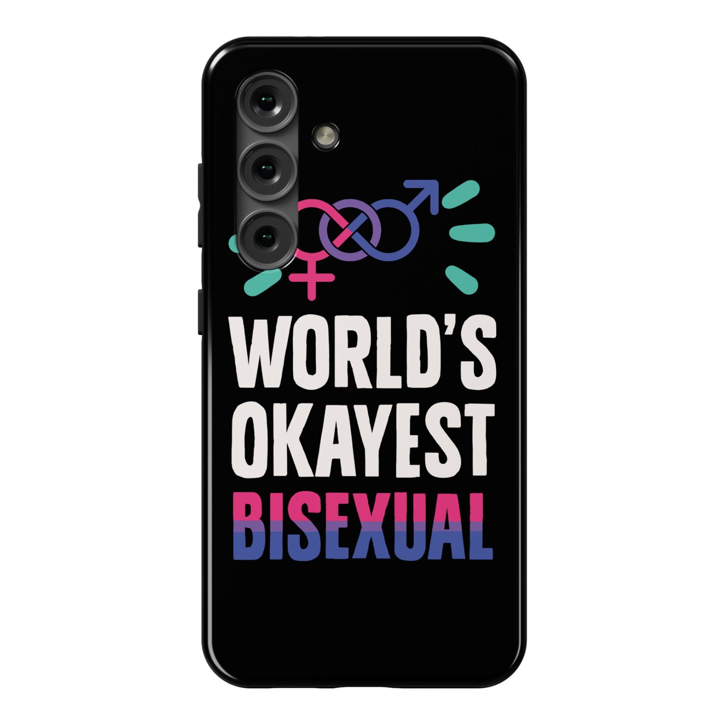 World's Okayest Bisexual Phone Case