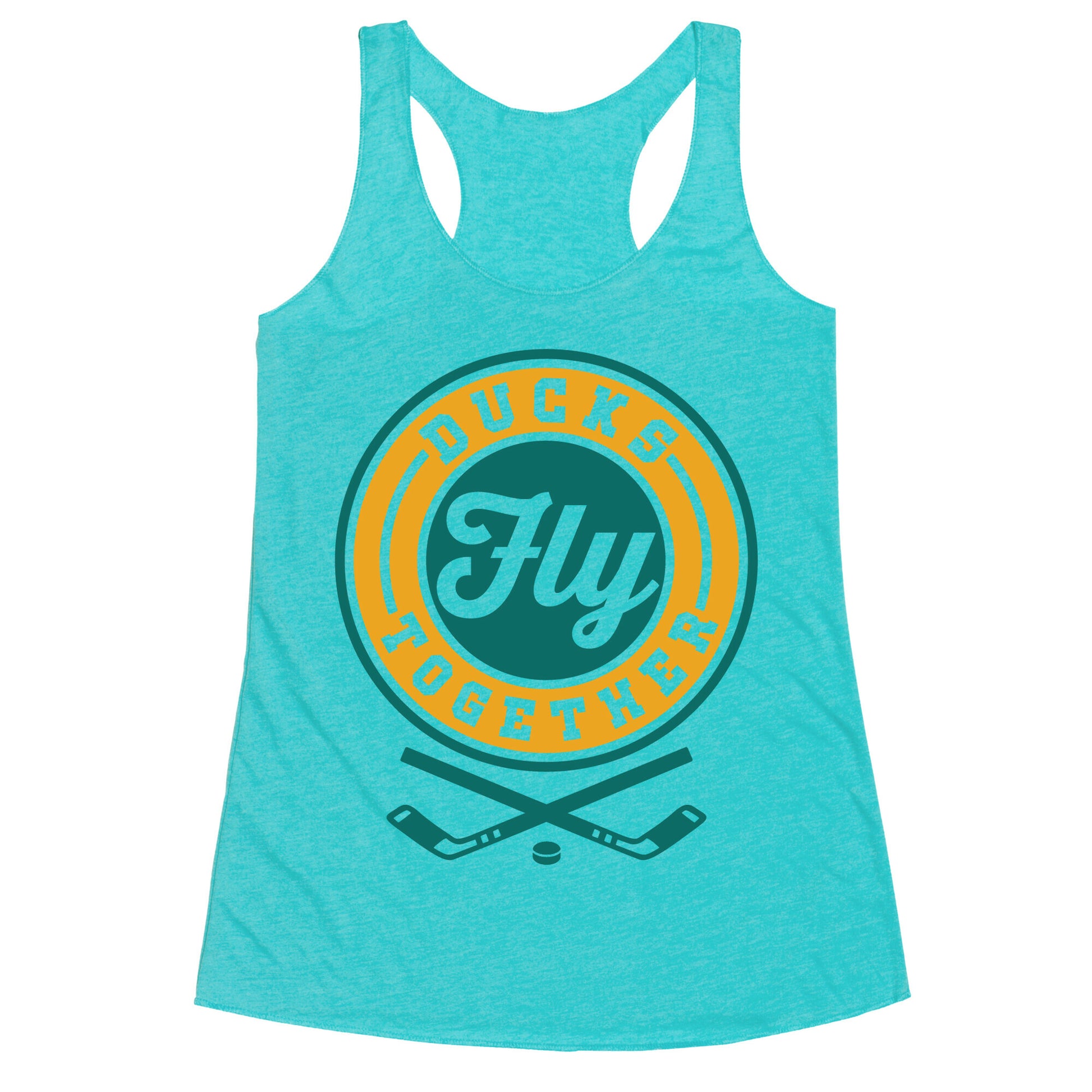 Ducks Fly Together Racerback Tank
