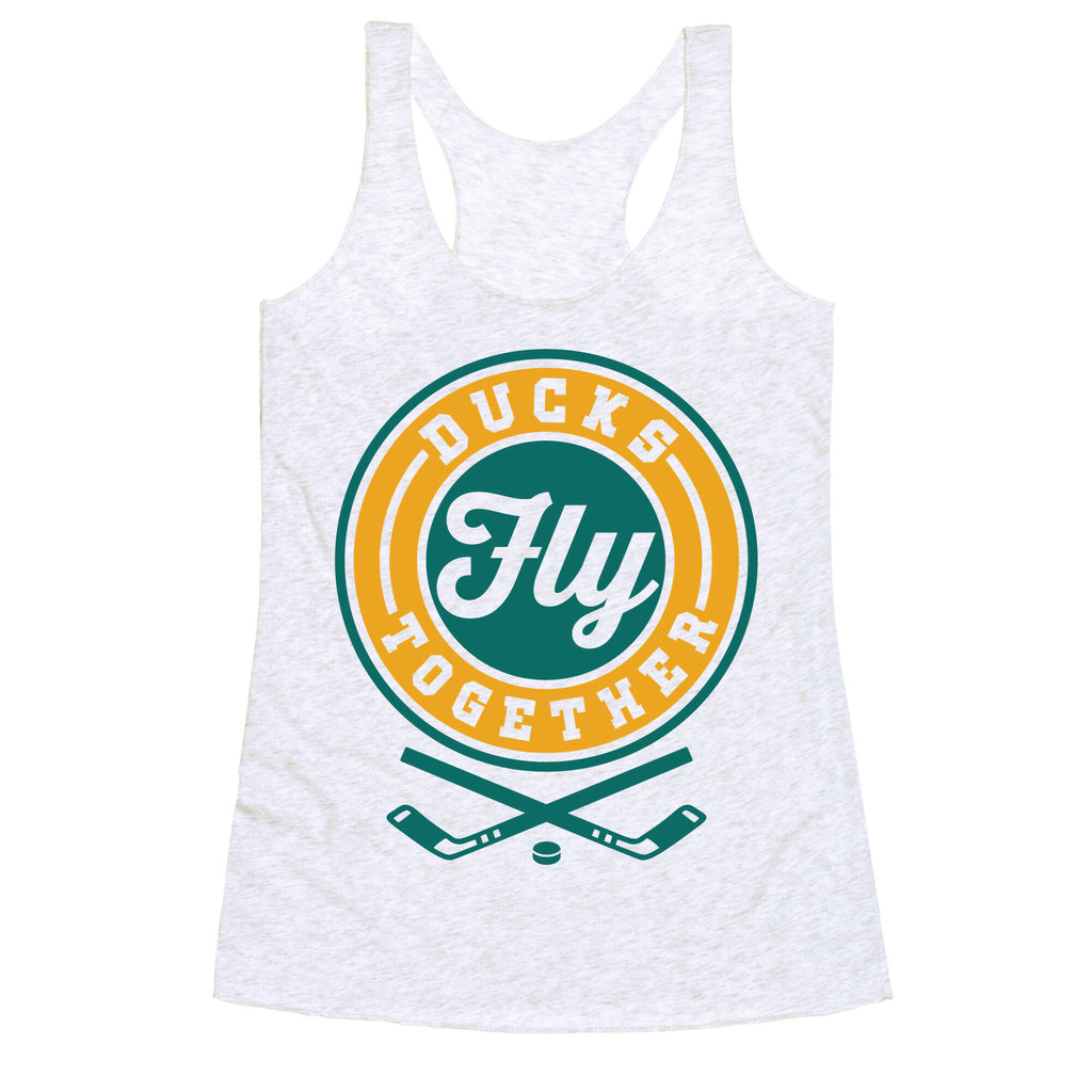 Ducks Fly Together Racerback Tank