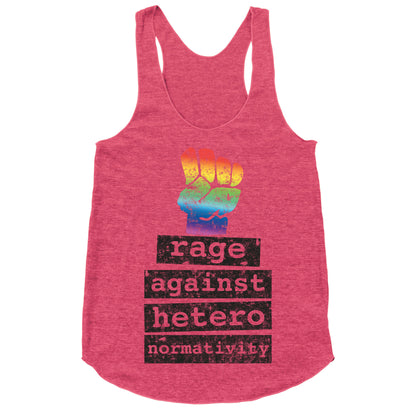 Rage Against Heteronormativity Racerback Tank
