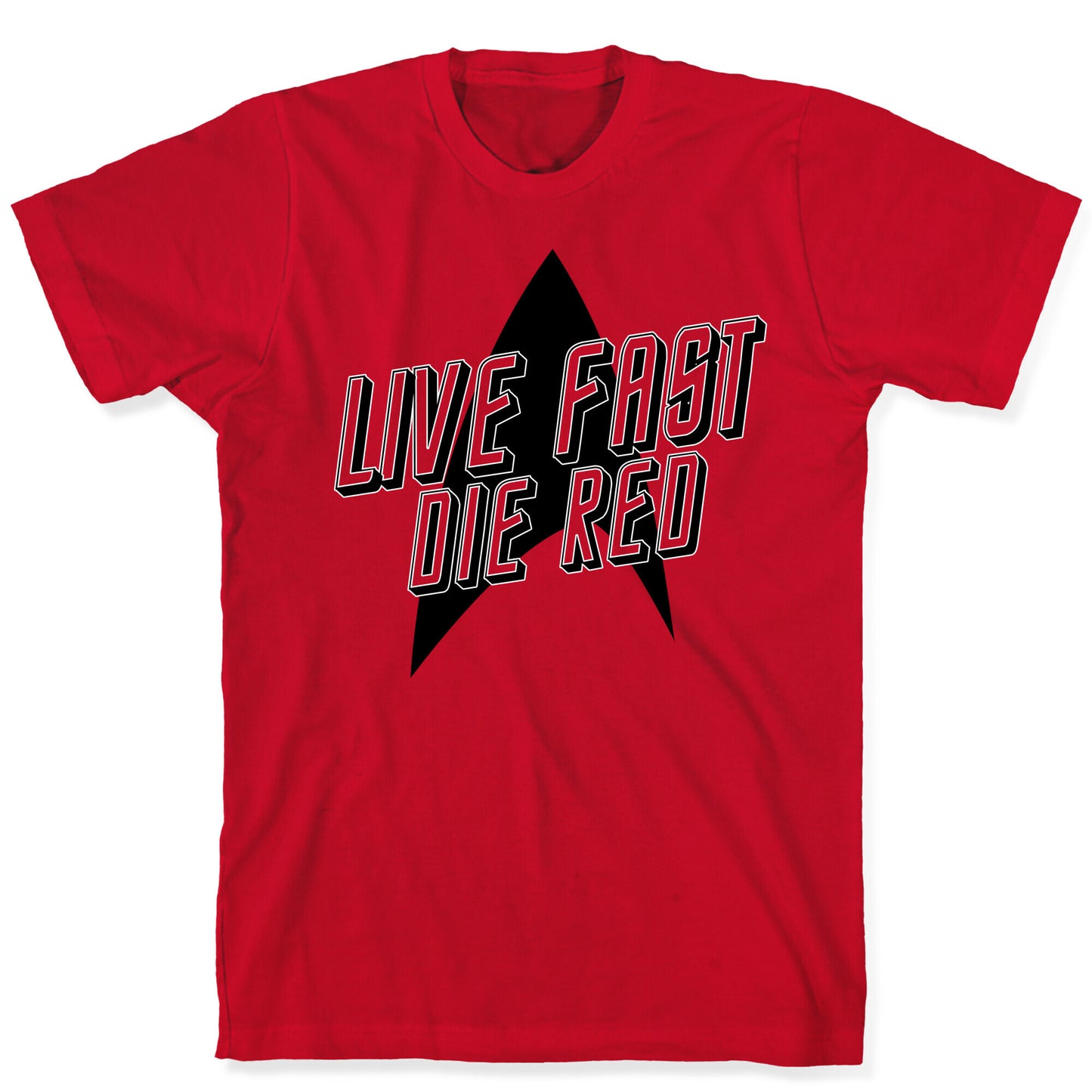 Live Fast, Die Red (Vintage) T-Shirt