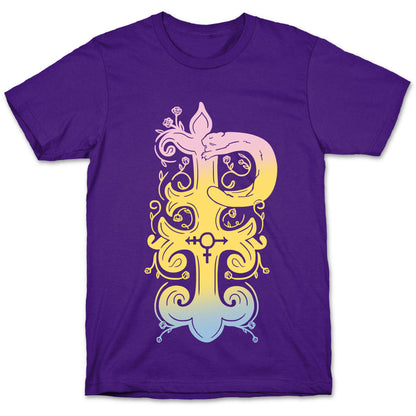 Pansexual Pride Monogram T-Shirt