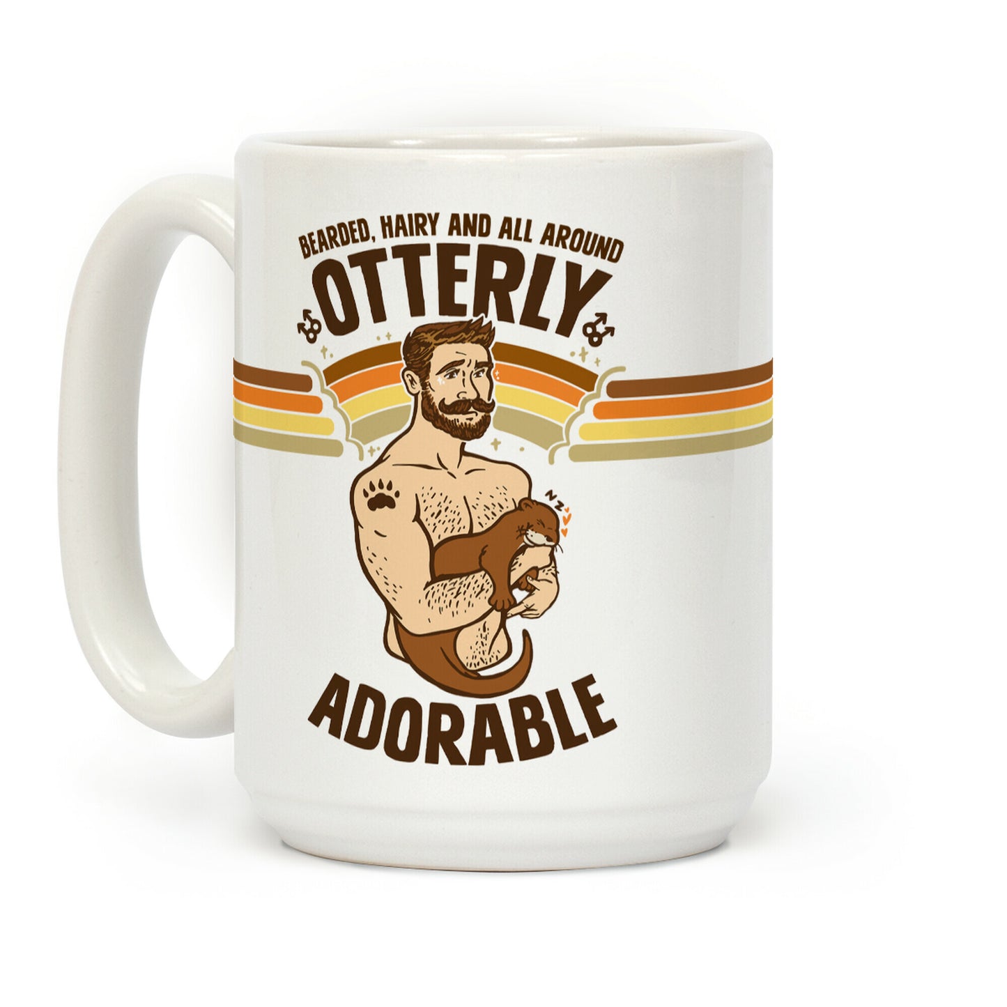 Bearded Hairy and All Around Otterly Adorable Coffee Mug