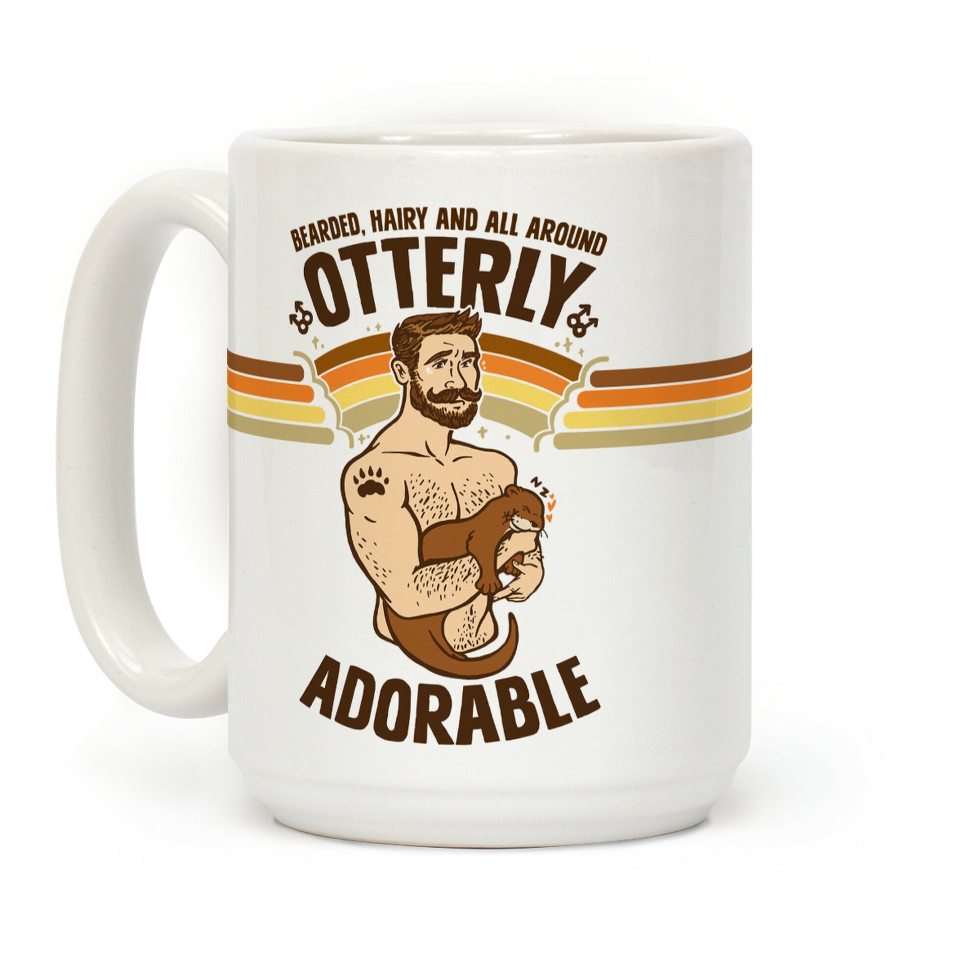 Bearded Hairy and All Around Otterly Adorable Coffee Mug