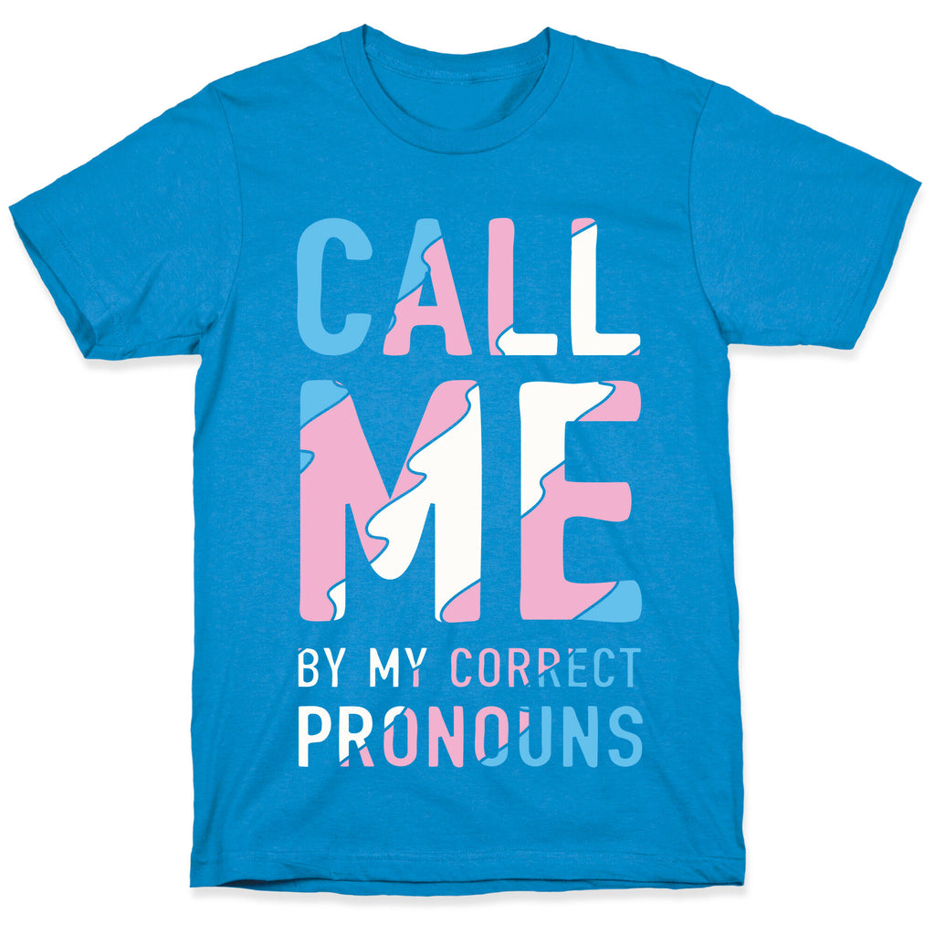 Call Me By My Correct Pronouns T-Shirt
