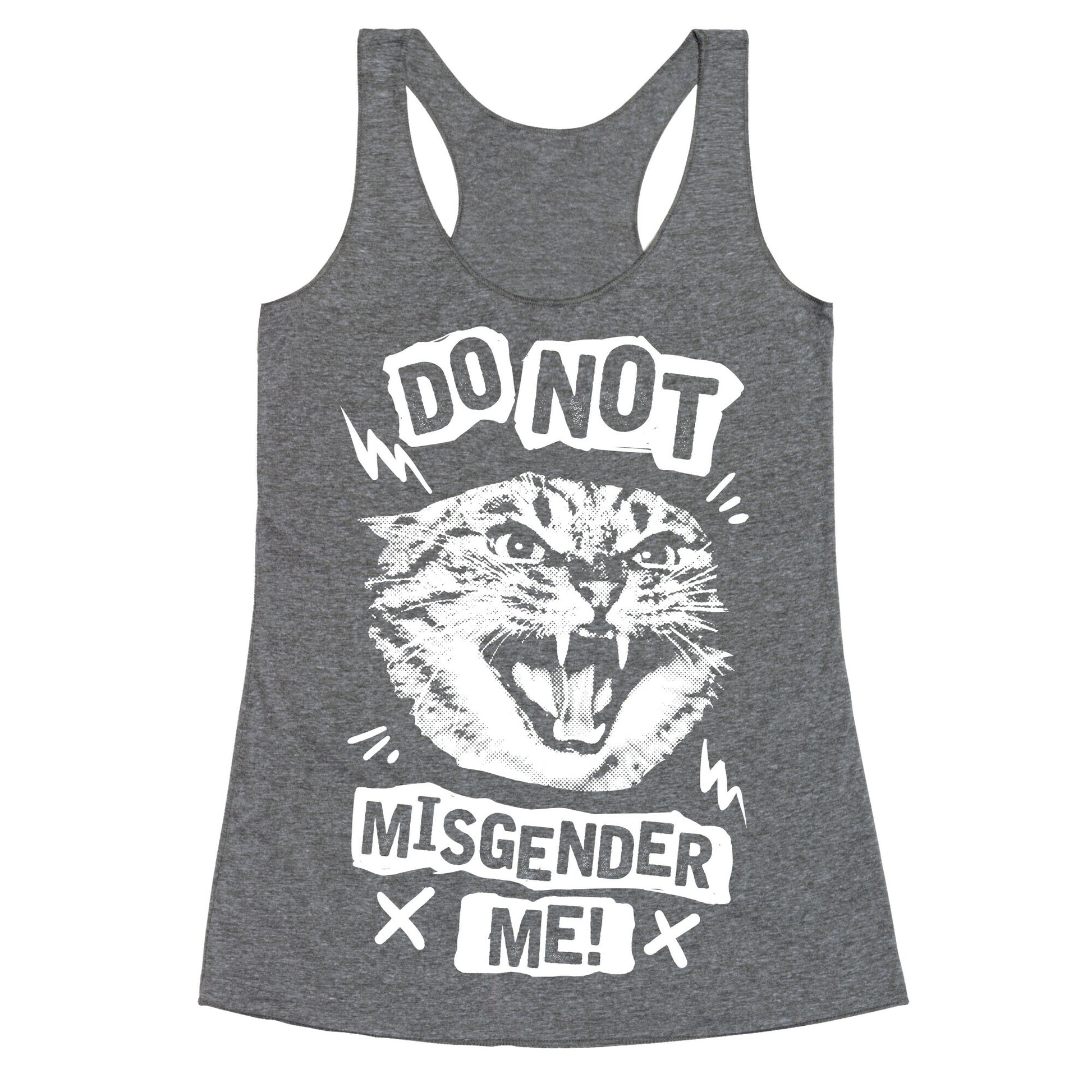 Do Not Misgender Me Racerback Tank