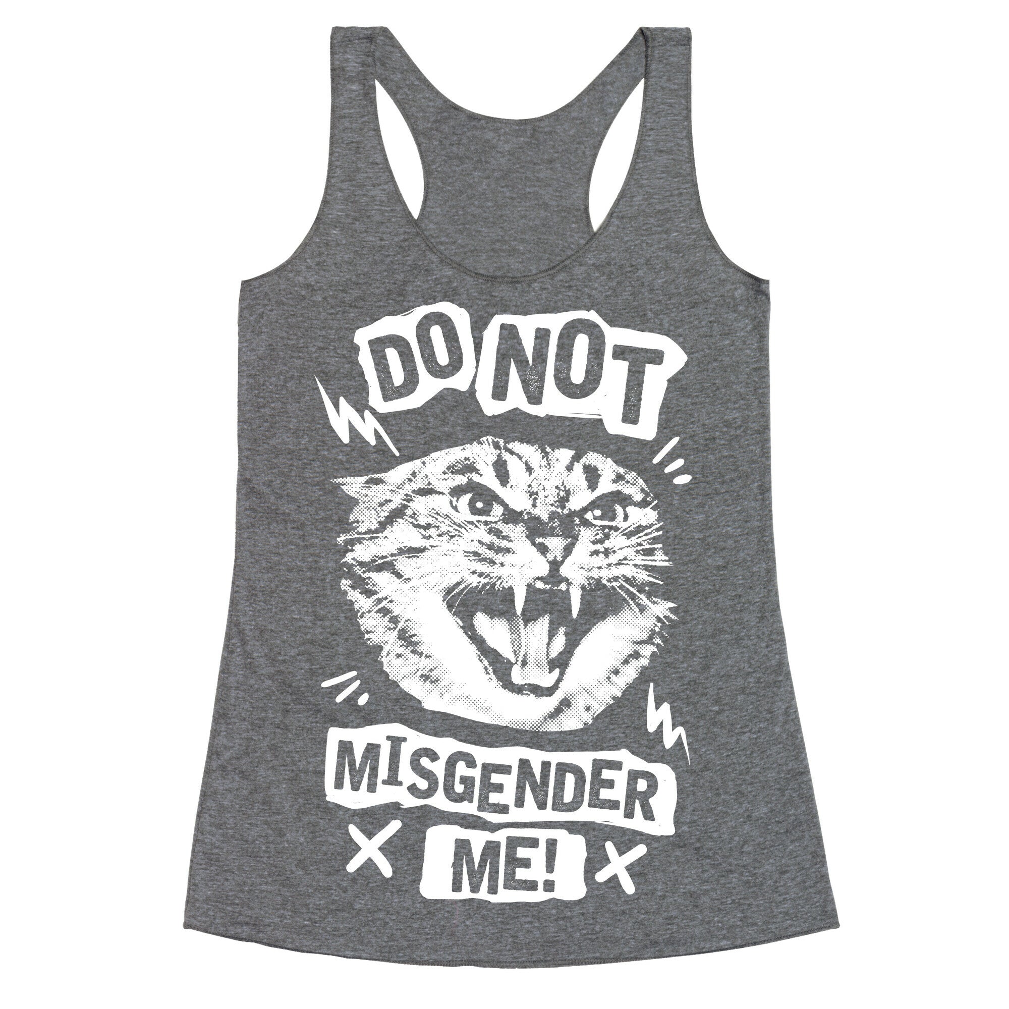 Do Not Misgender Me Racerback Tank