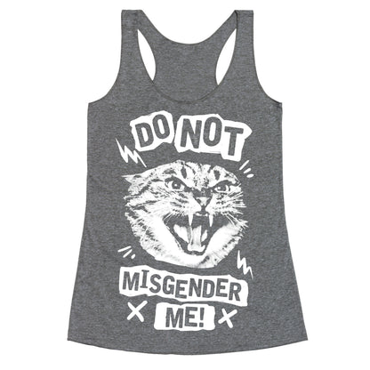 Do Not Misgender Me Racerback Tank