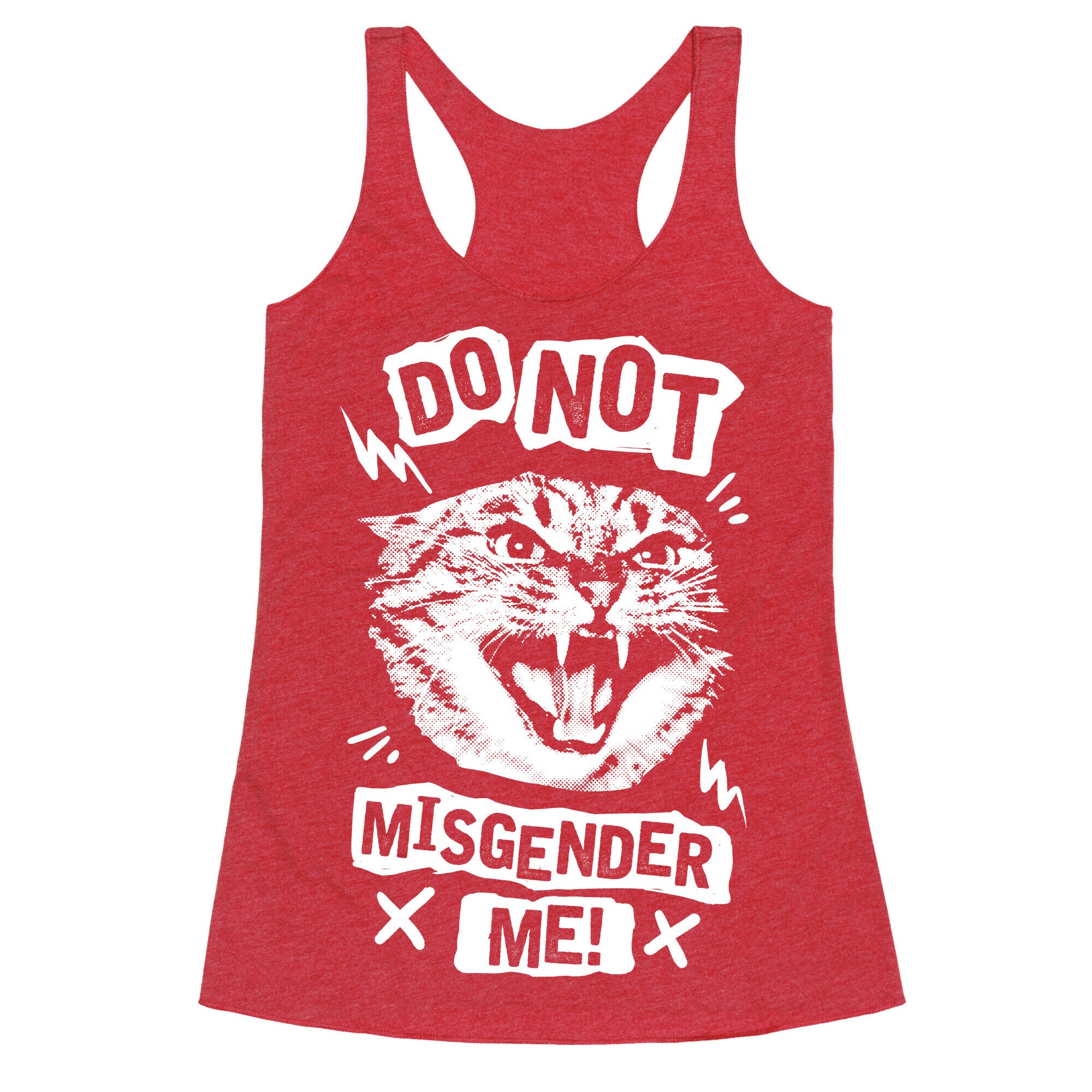 Do Not Misgender Me Racerback Tank