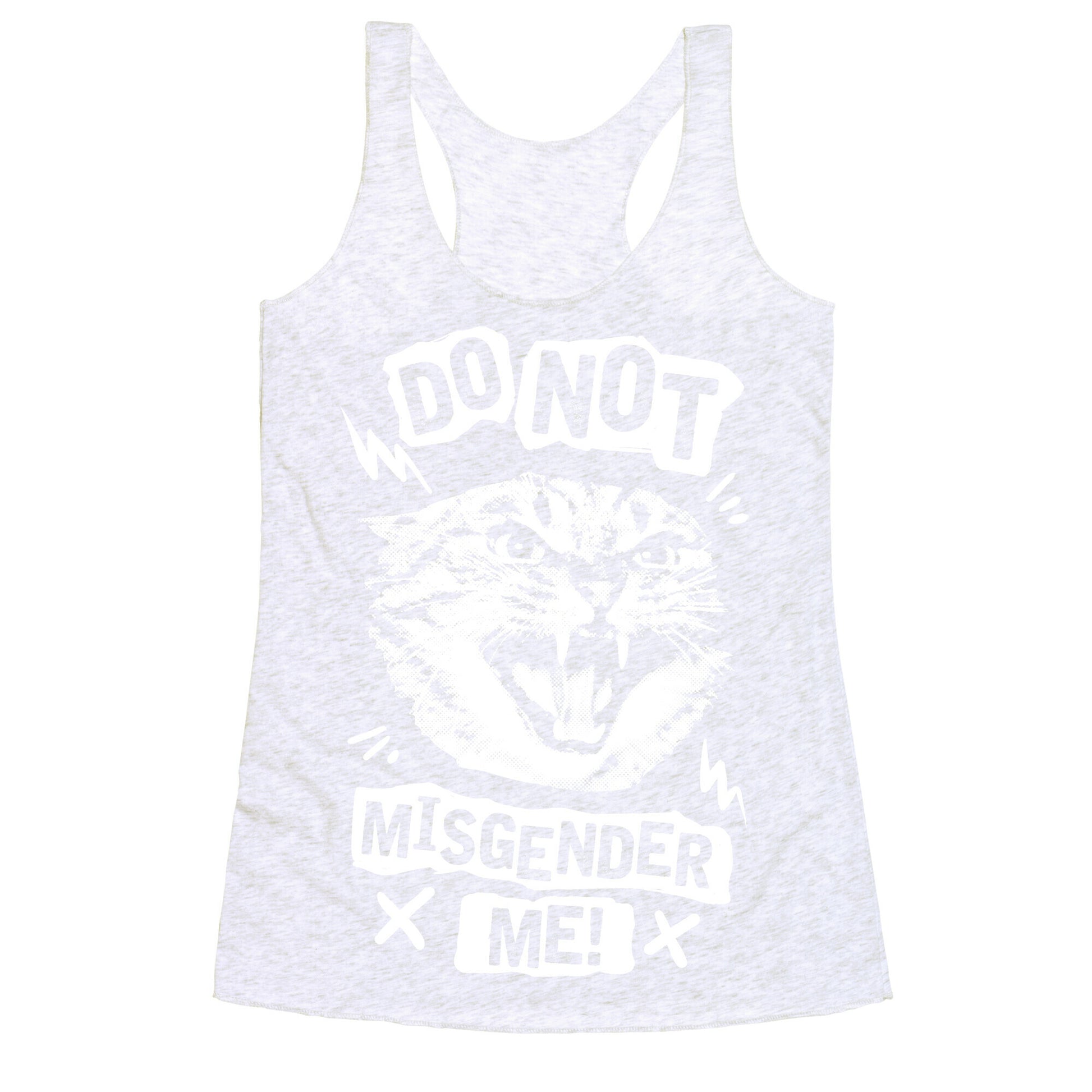 Do Not Misgender Me Racerback Tank
