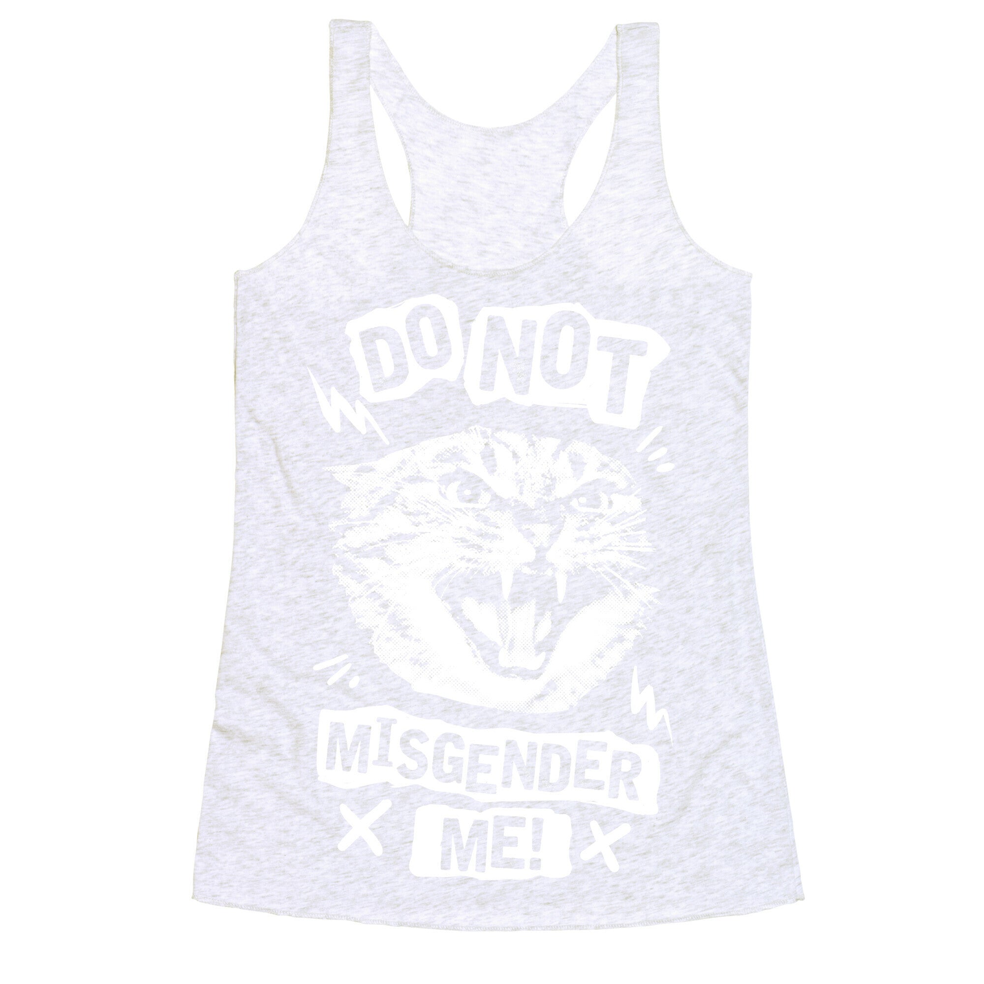Do Not Misgender Me Racerback Tank