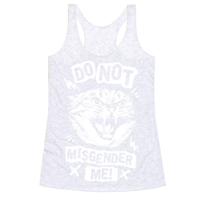 Do Not Misgender Me Racerback Tank