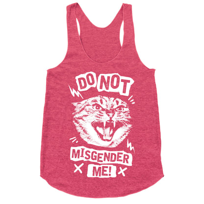 Do Not Misgender Me Racerback Tank