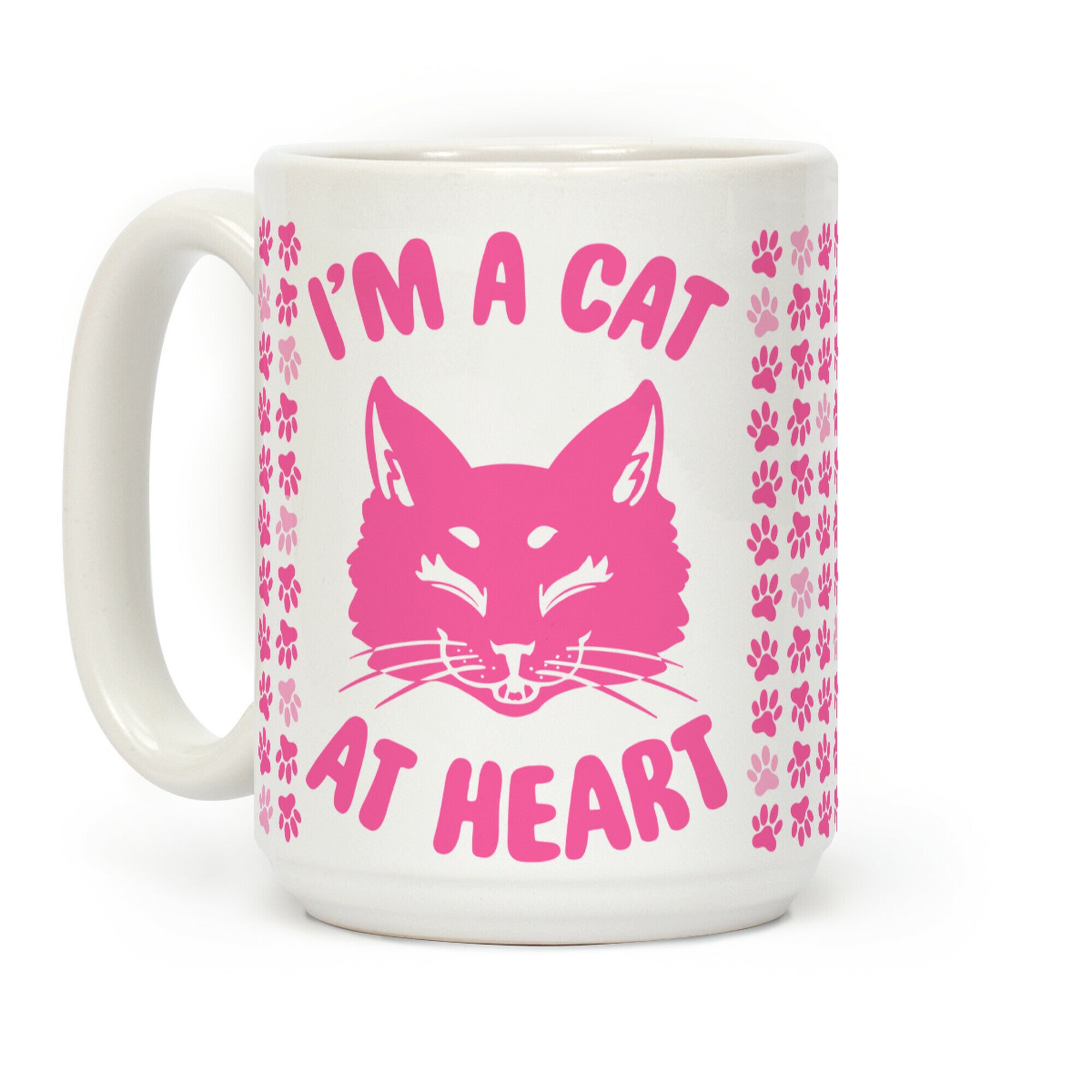 I'm a Cat at Heart Coffee Mug