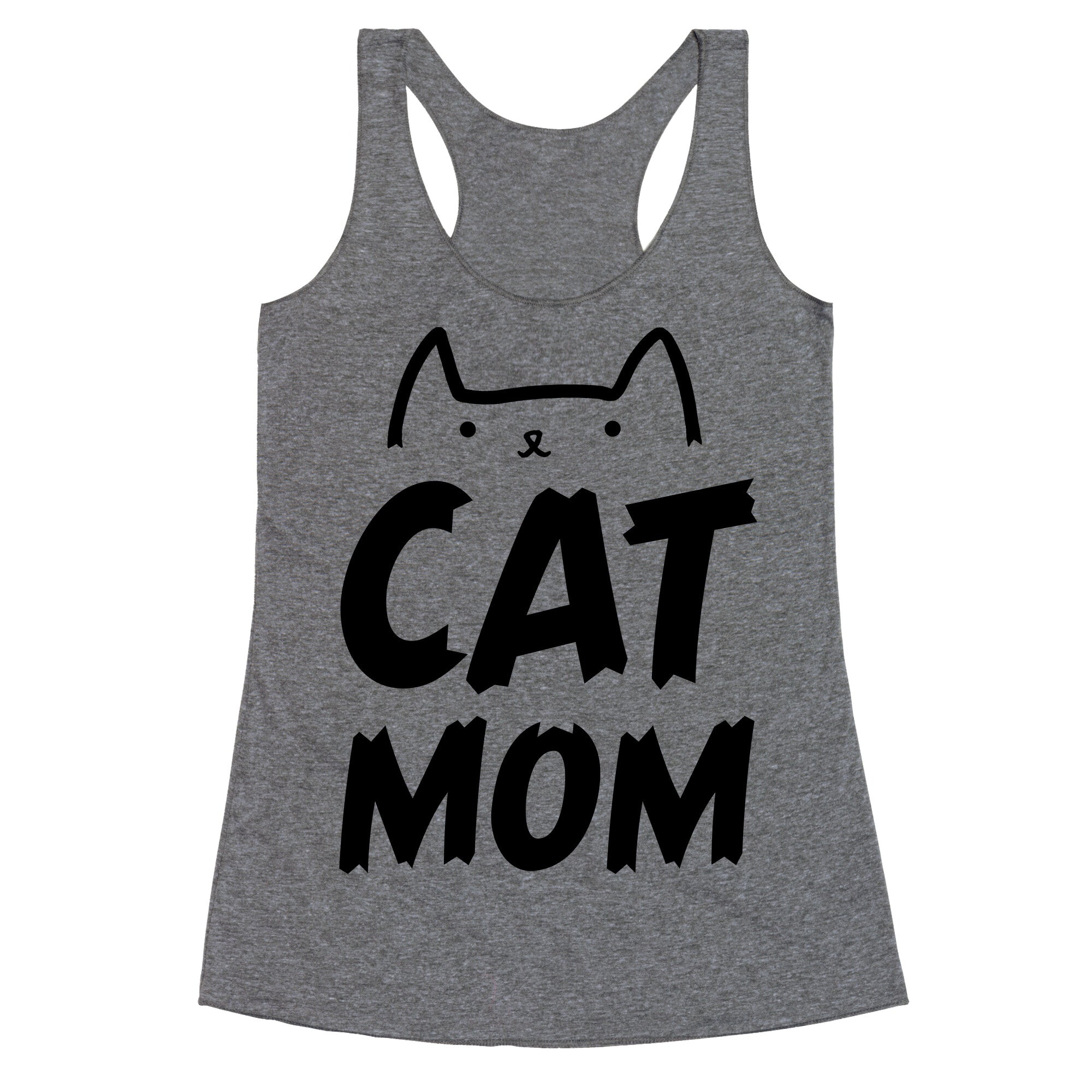Cat Mom Racerback Tank
