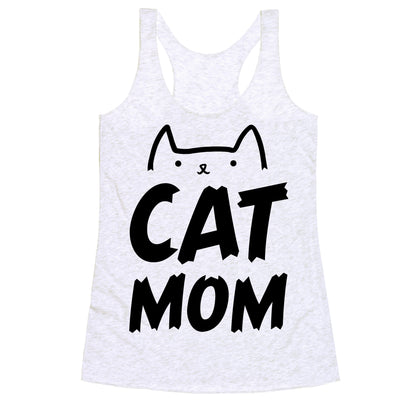 Cat Mom Racerback Tank