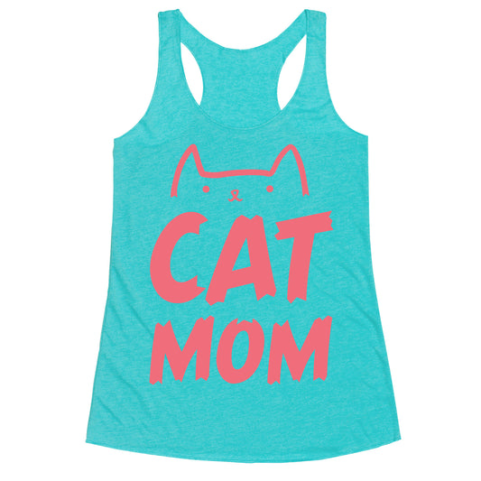 Cat Mom Racerback Tank
