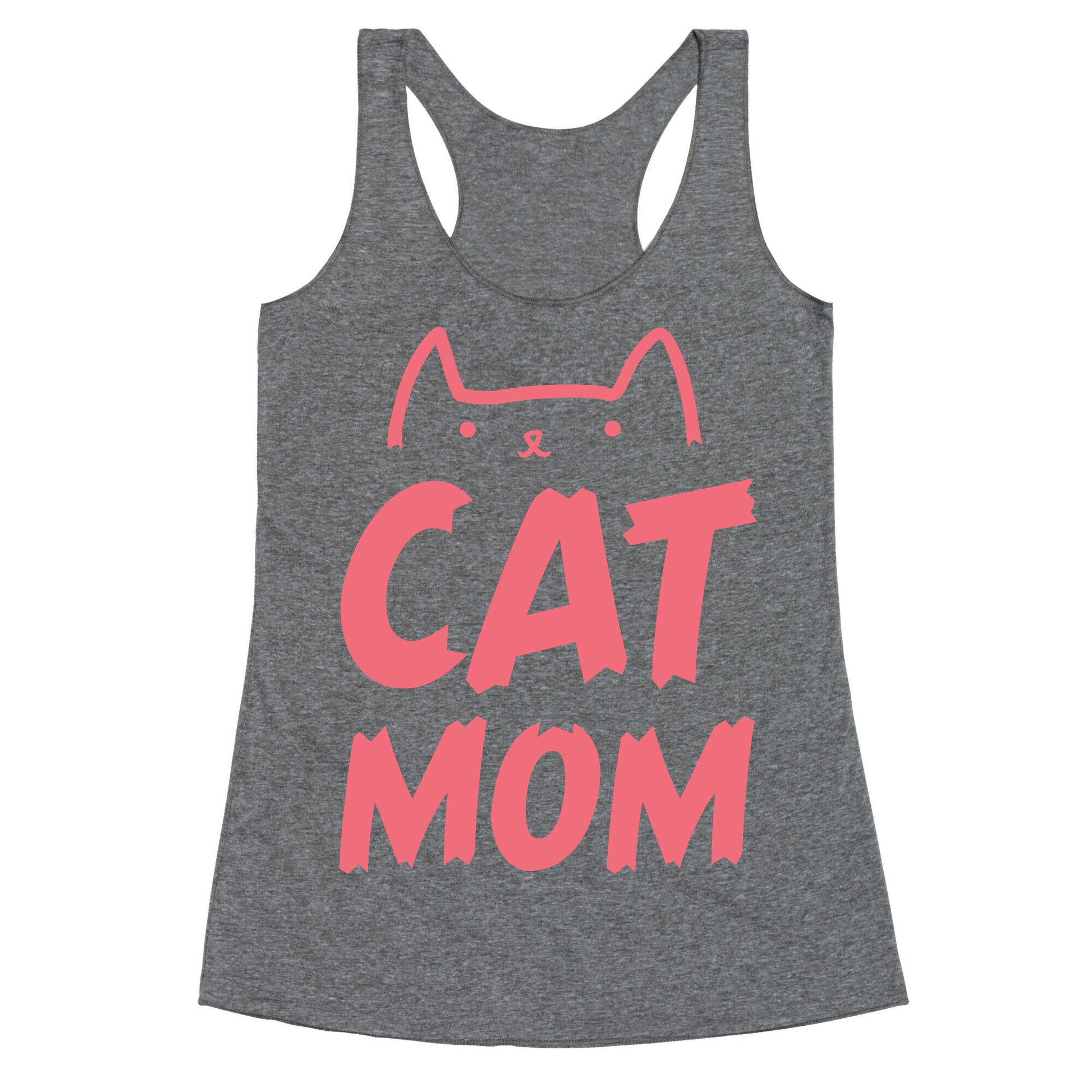 Cat Mom Racerback Tank