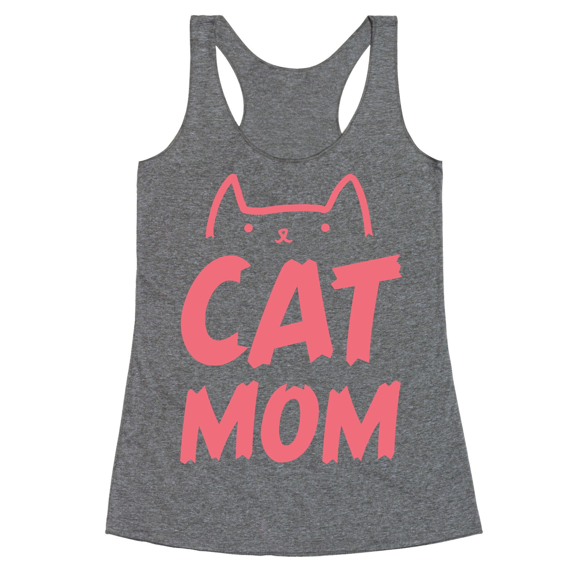 Cat Mom Racerback Tank