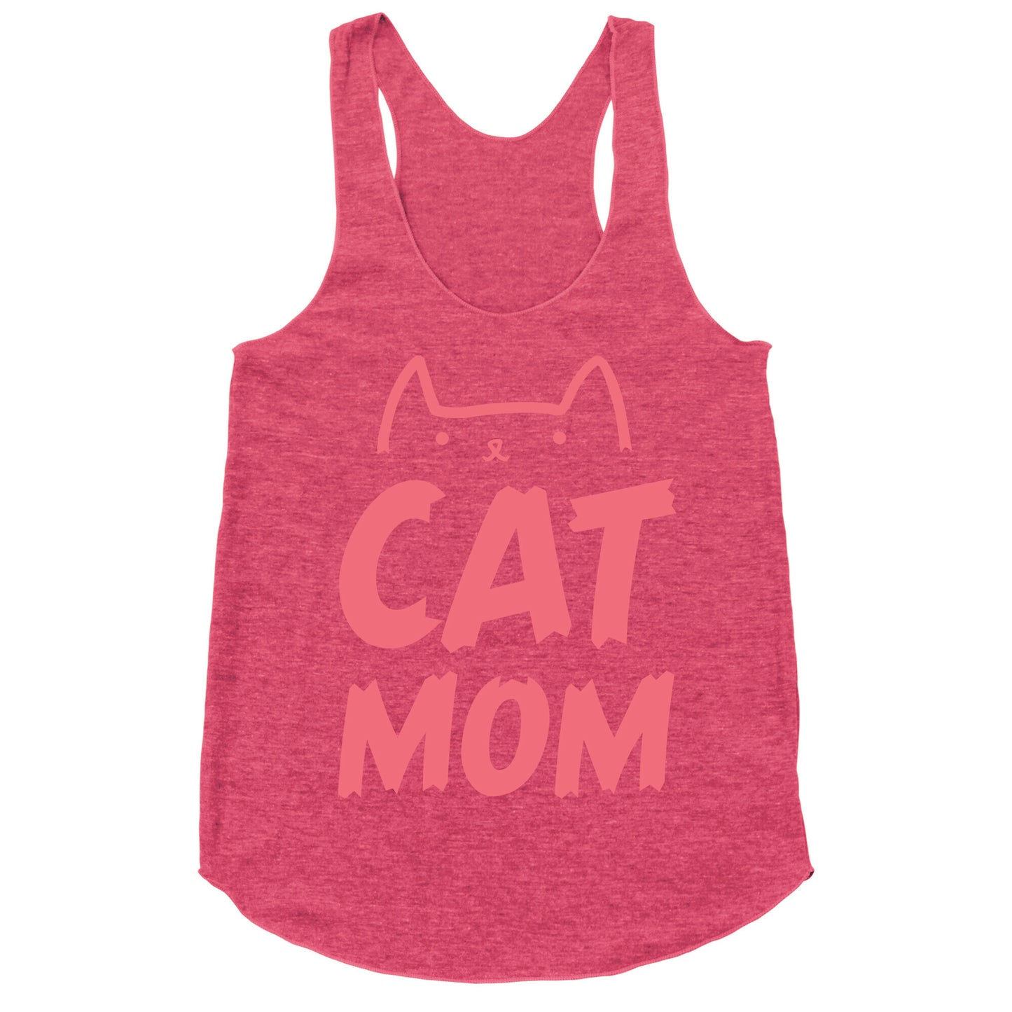 Cat Mom Racerback Tank