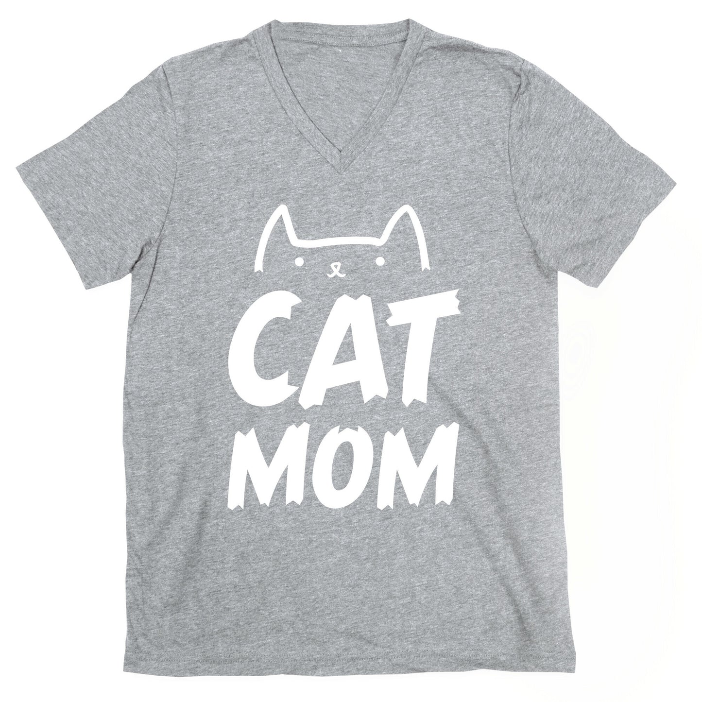 Cat Mom V-Neck