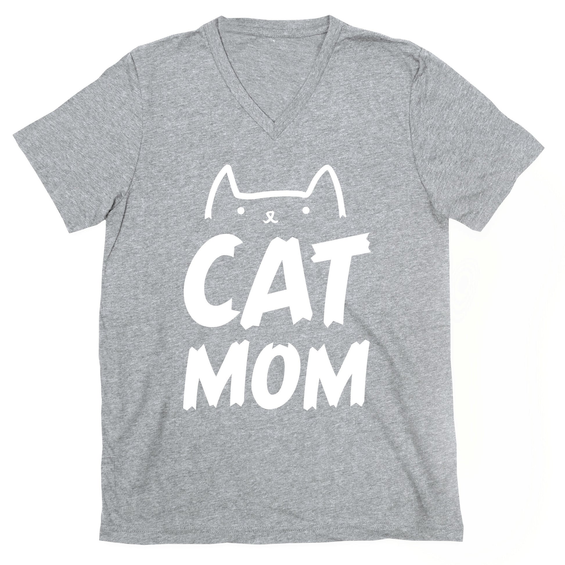 Cat Mom V-Neck