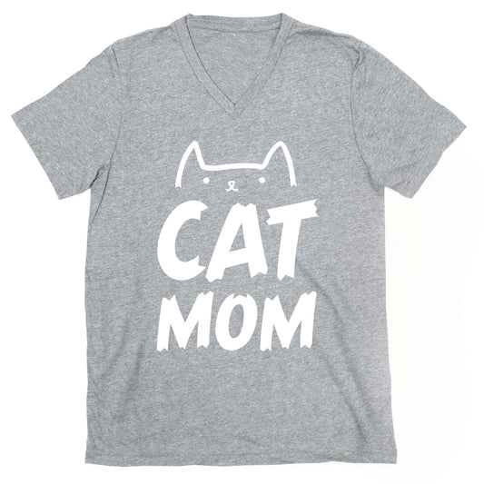 Cat Mom V-Neck