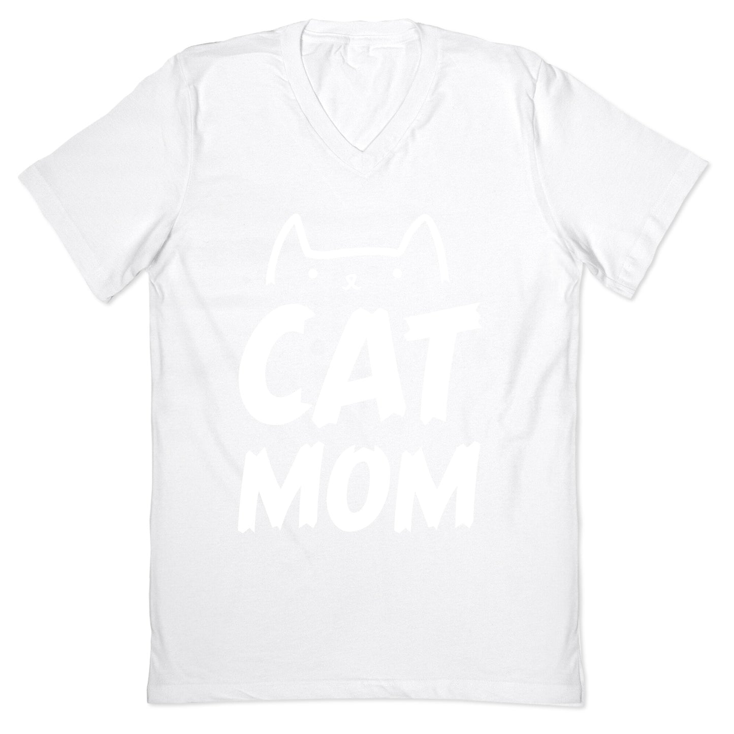 Cat Mom V-Neck