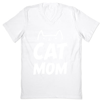 Cat Mom V-Neck